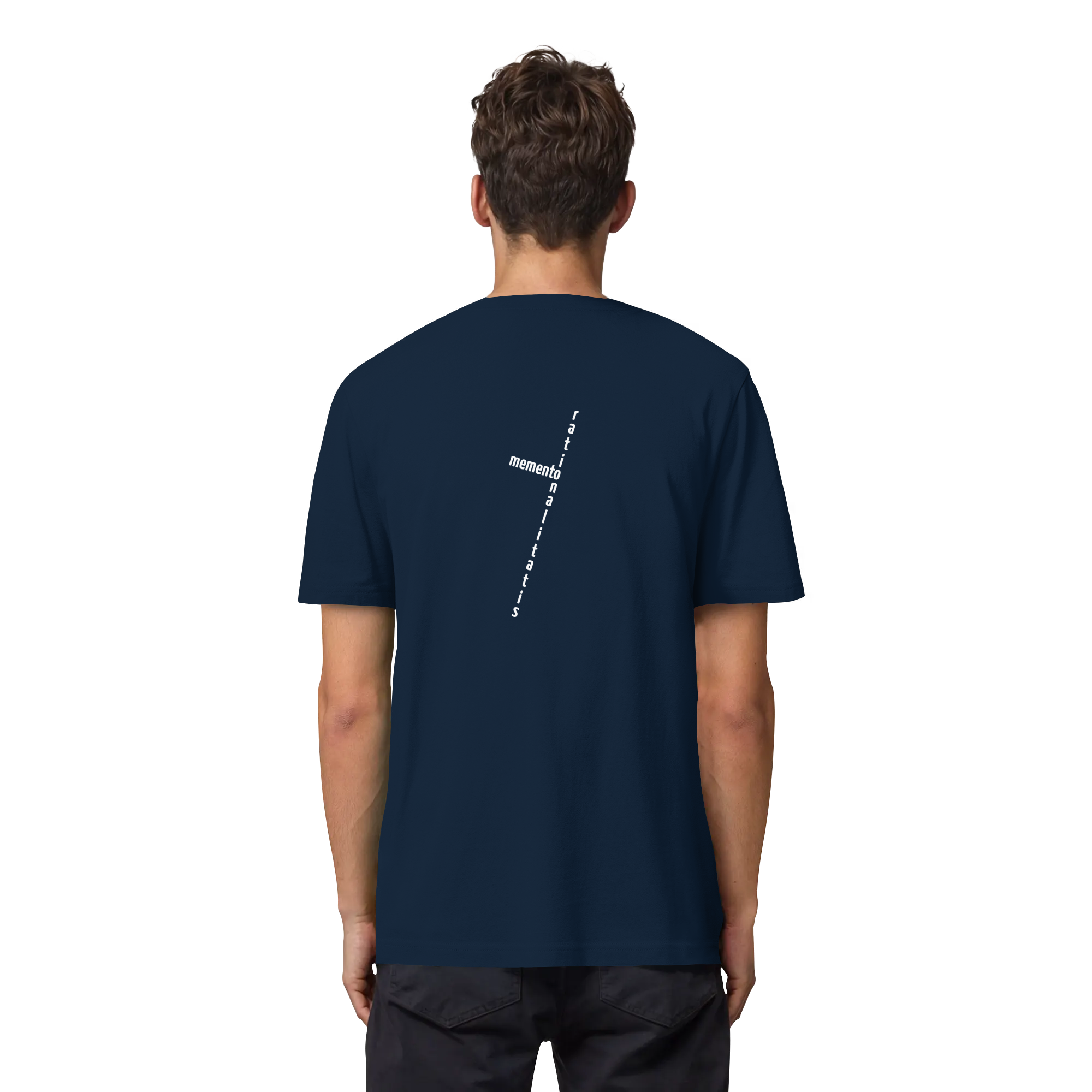 WHITE BACK (K2) - Organic Heavy T-Shirt