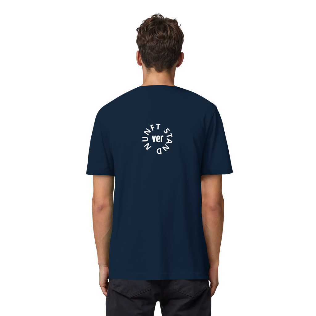 WHITE BACK (K4) - Organic Heavy T-Shirt