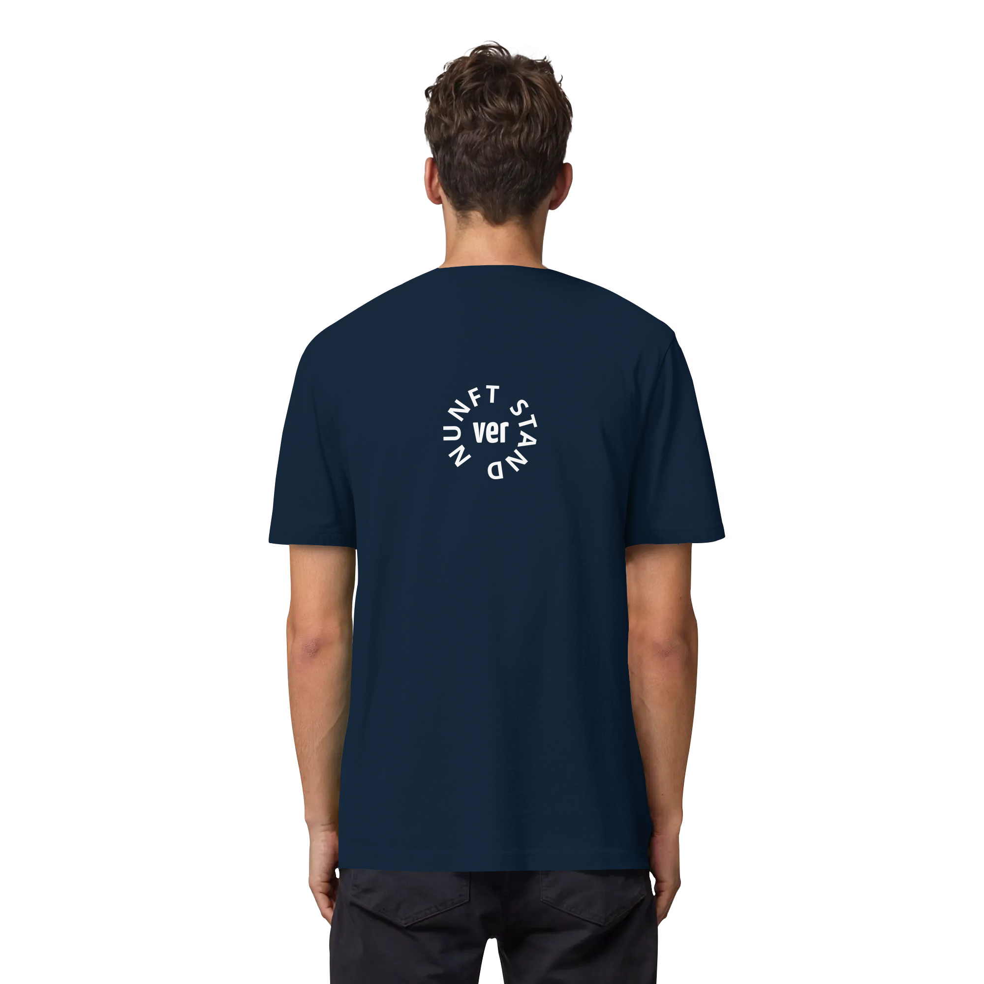WHITE BACK (K4) - Organic Heavy T-Shirt