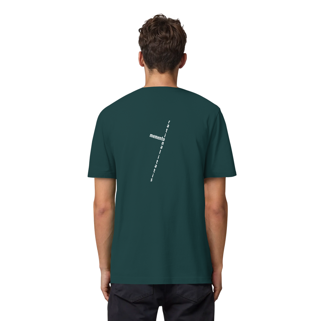 WHITE BACK (K2) - Organic Heavy T-Shirt