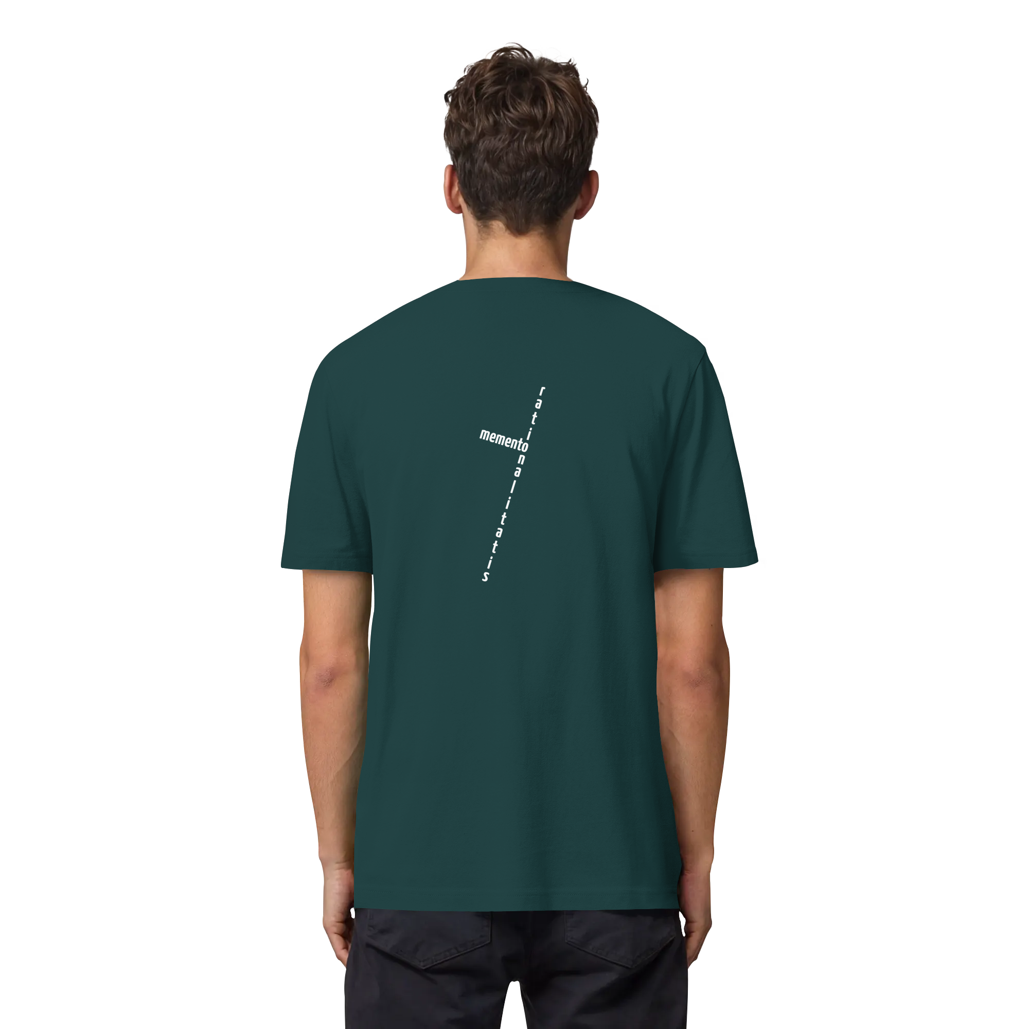 WHITE BACK (K2) - Organic Heavy T-Shirt