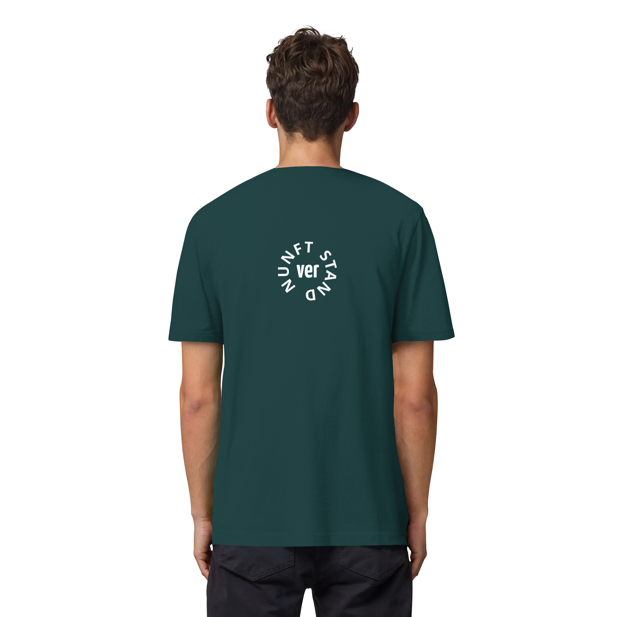 WHITE BACK (K4) - Organic Heavy T-Shirt