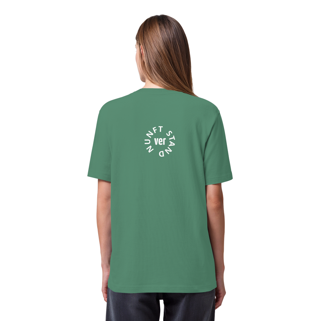 WHITE BACK (K4) - Organic Heavy T-Shirt