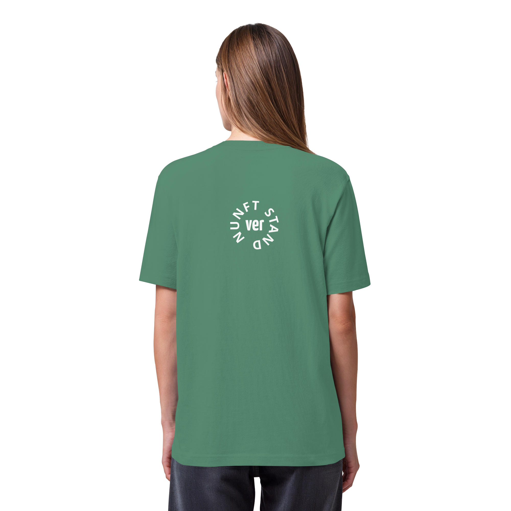 WHITE BACK (K4) - Organic Heavy T-Shirt