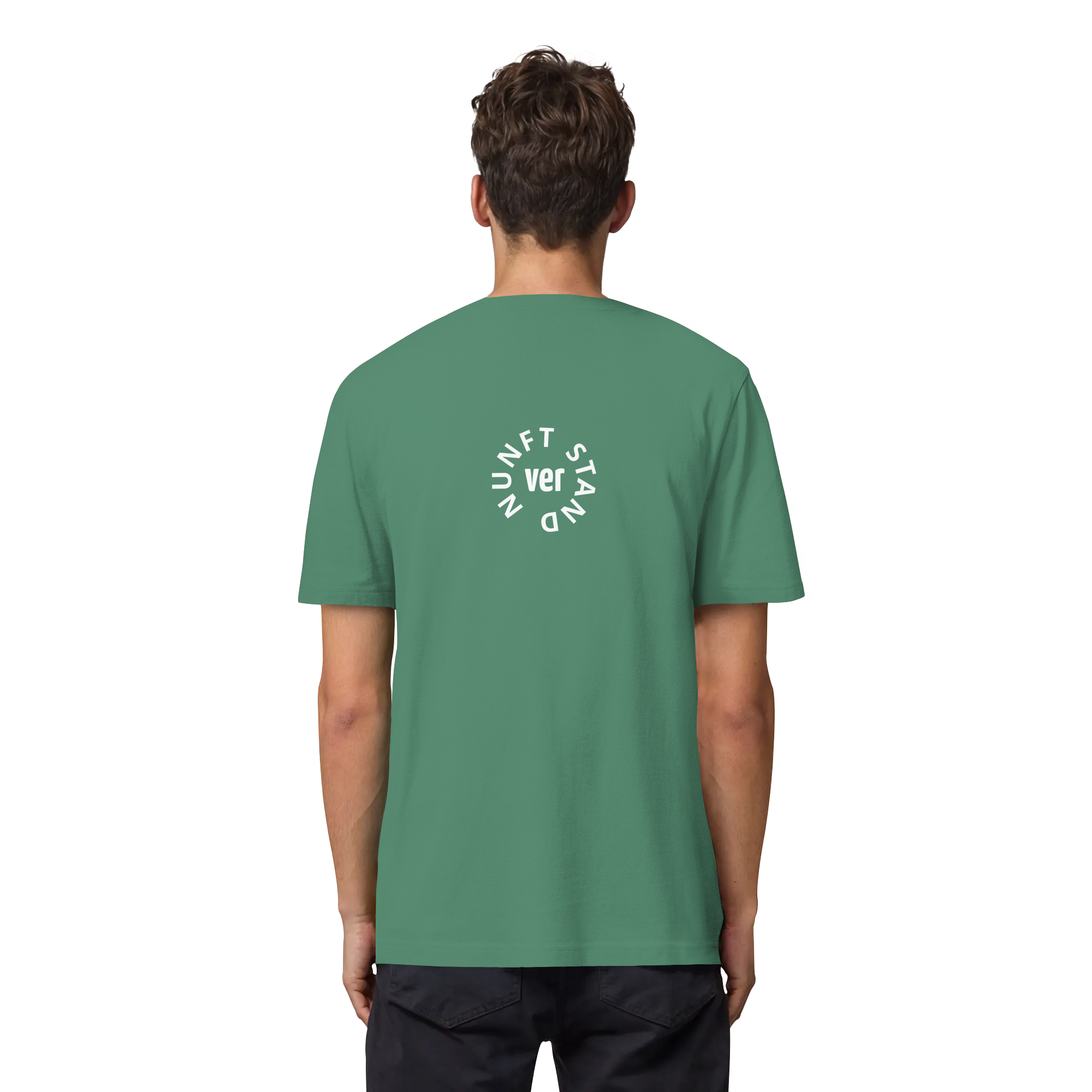 WHITE BACK (K4) - Organic Heavy T-Shirt