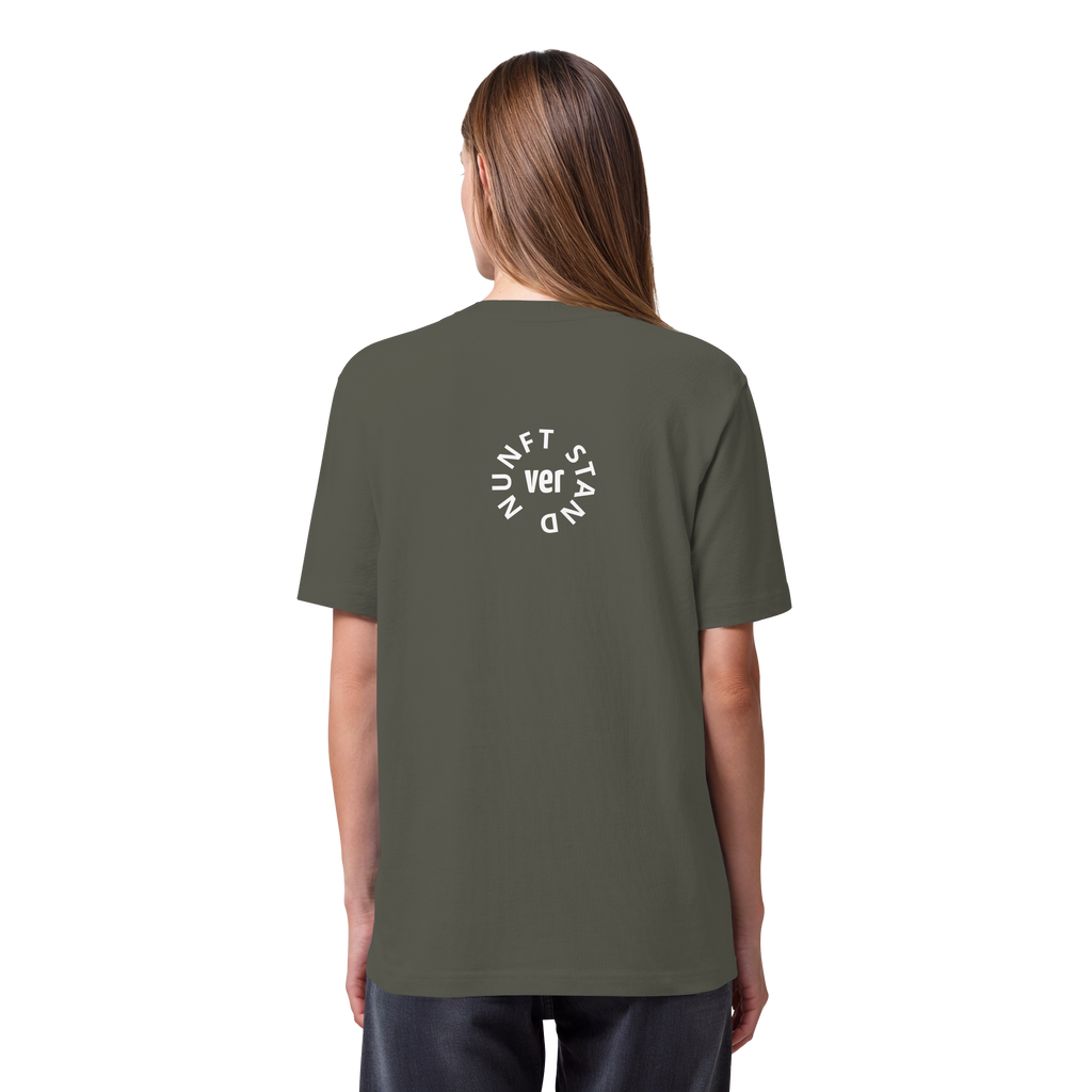 WHITE BACK (K4) - Organic Heavy T-Shirt