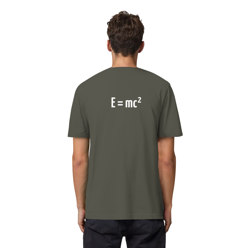 WHITE BACK (K3) - Organic Heavy T-Shirt