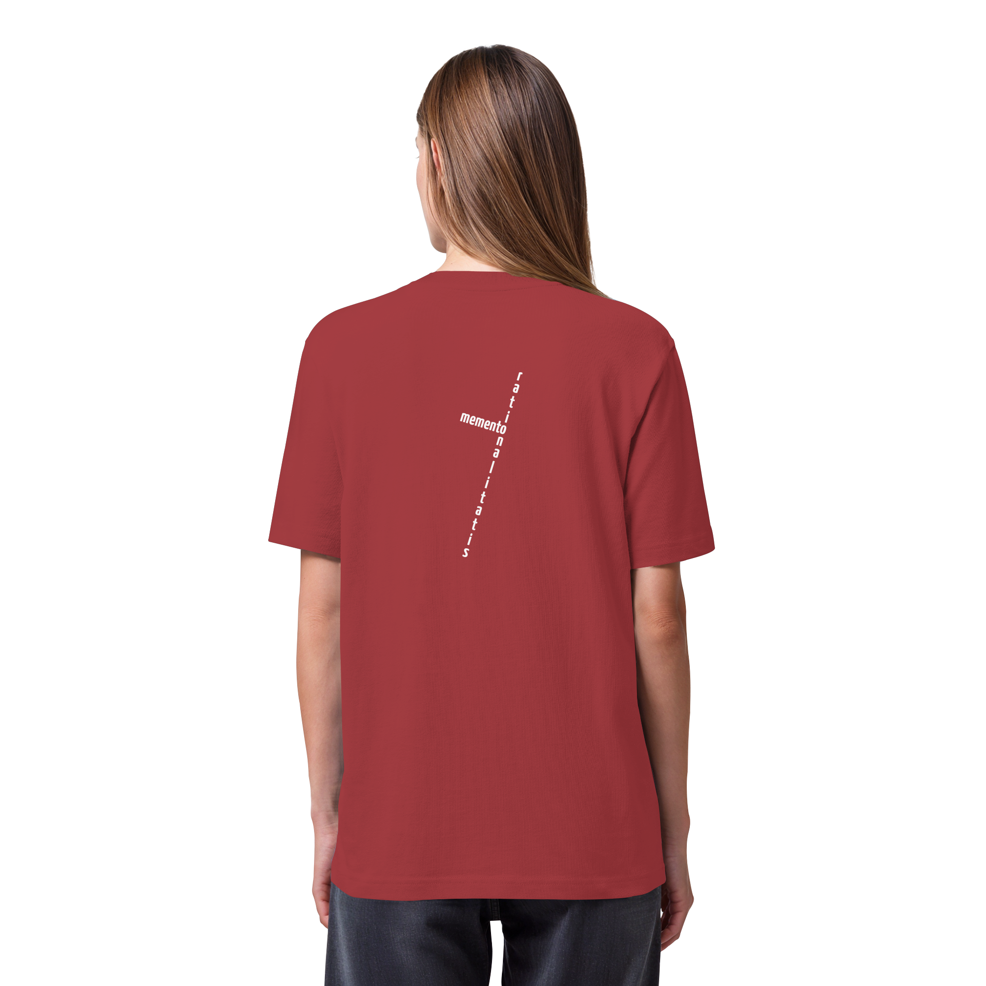 WHITE BACK (K2) - Organic Heavy T-Shirt