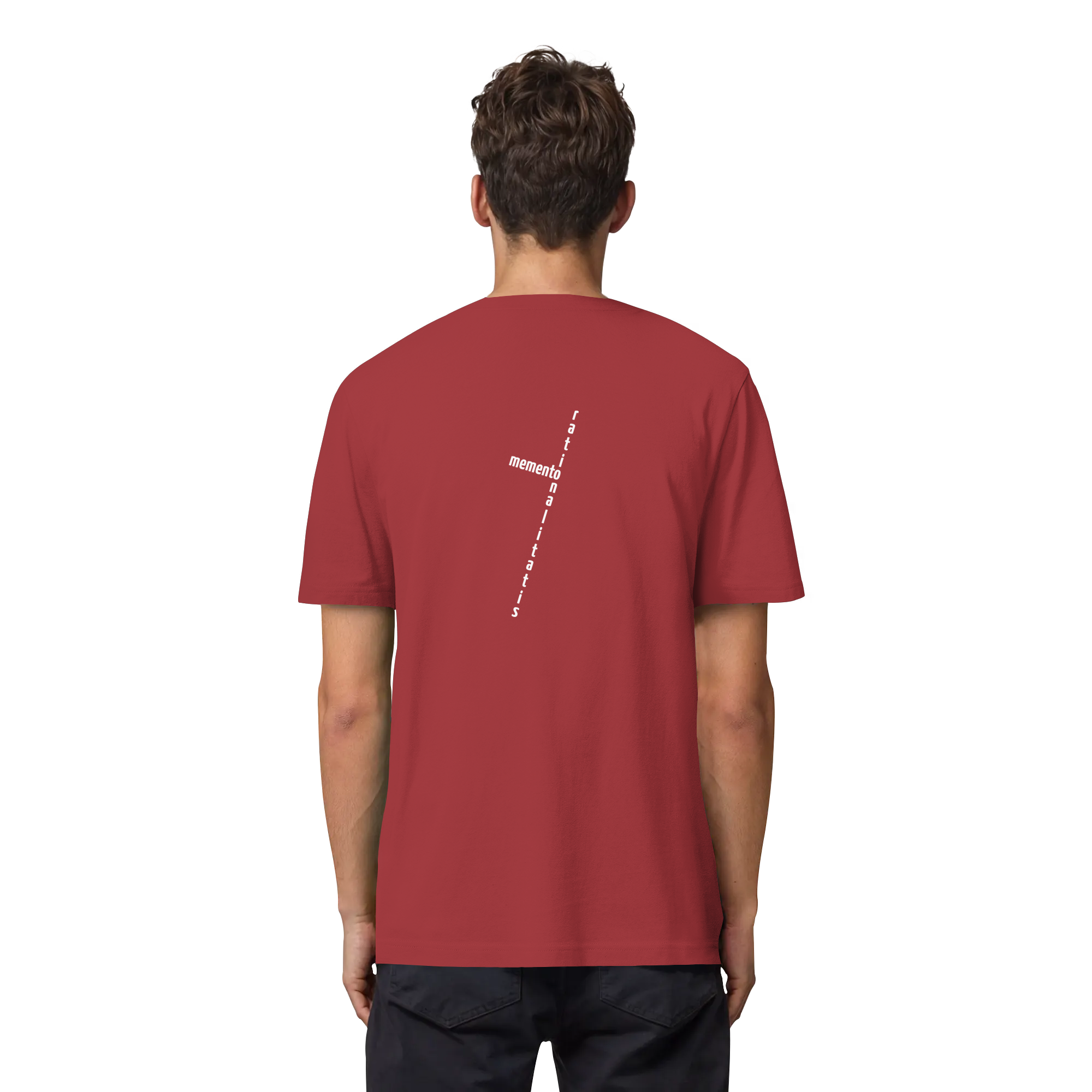 WHITE BACK (K2) - Organic Heavy T-Shirt