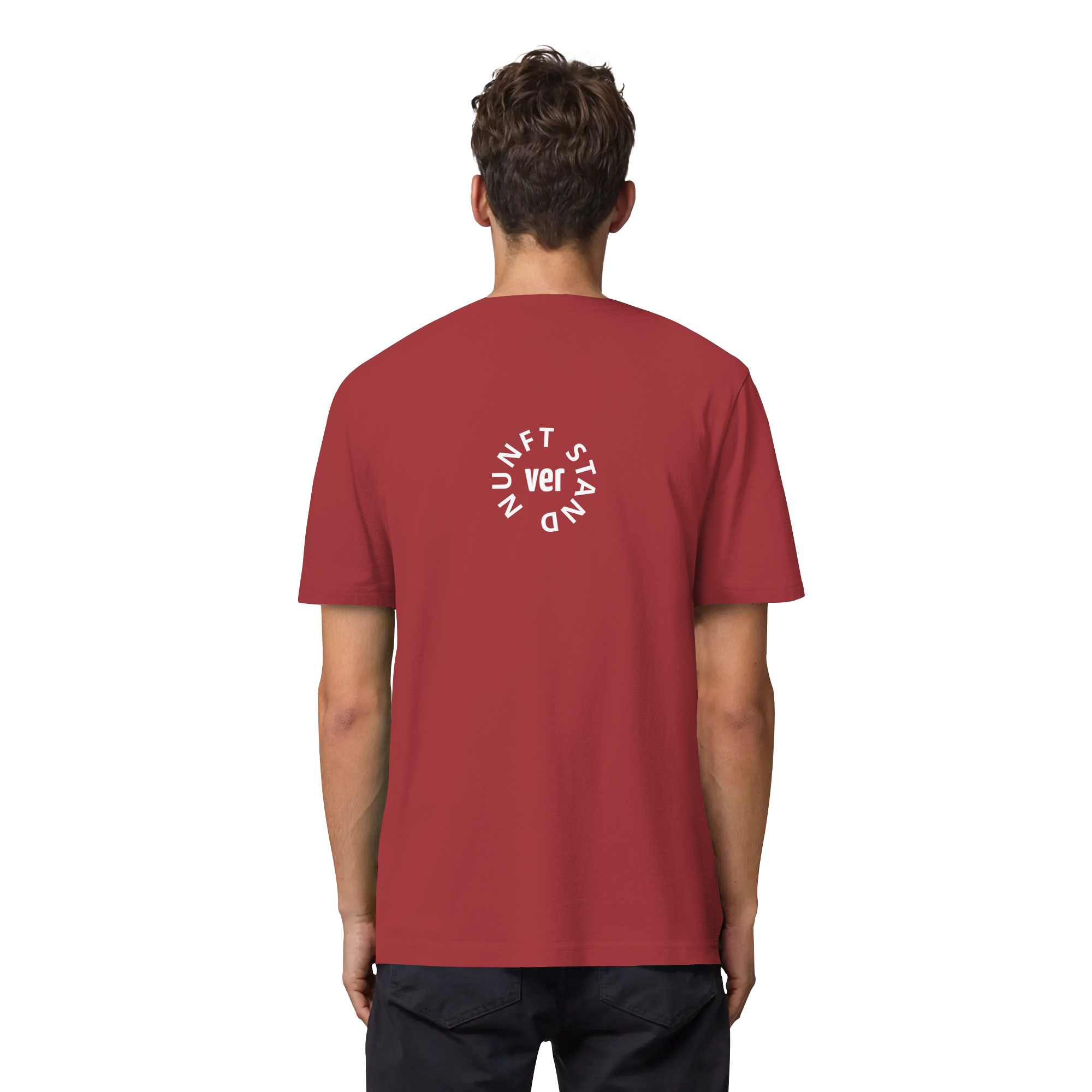 WHITE BACK (K4) - Organic Heavy T-Shirt