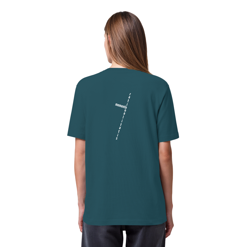 WHITE BACK (K2) - Organic Heavy T-Shirt