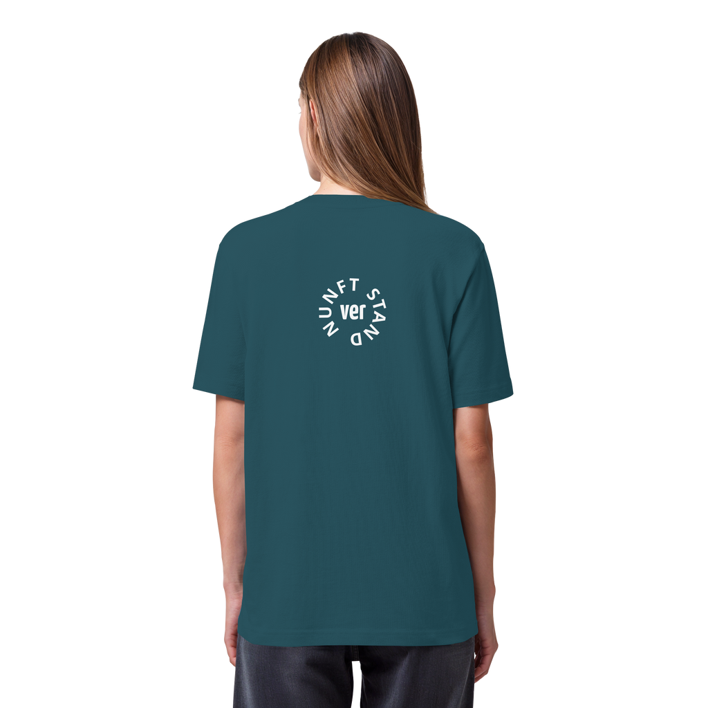 WHITE BACK (K4) - Organic Heavy T-Shirt