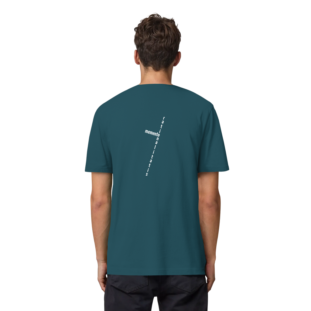 WHITE BACK (K2) - Organic Heavy T-Shirt