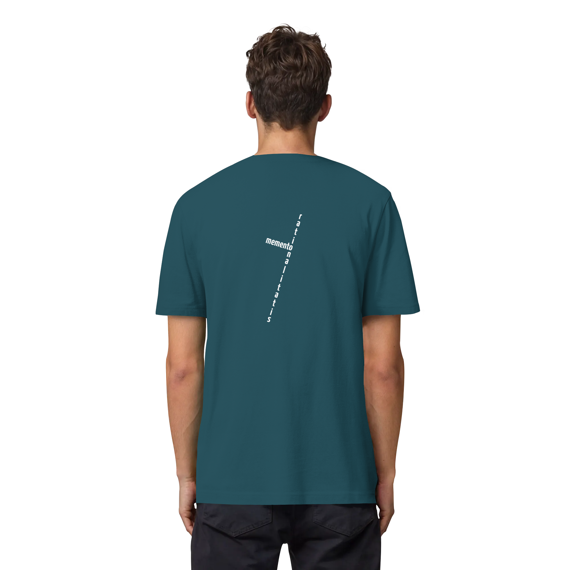 WHITE BACK (K2) - Organic Heavy T-Shirt