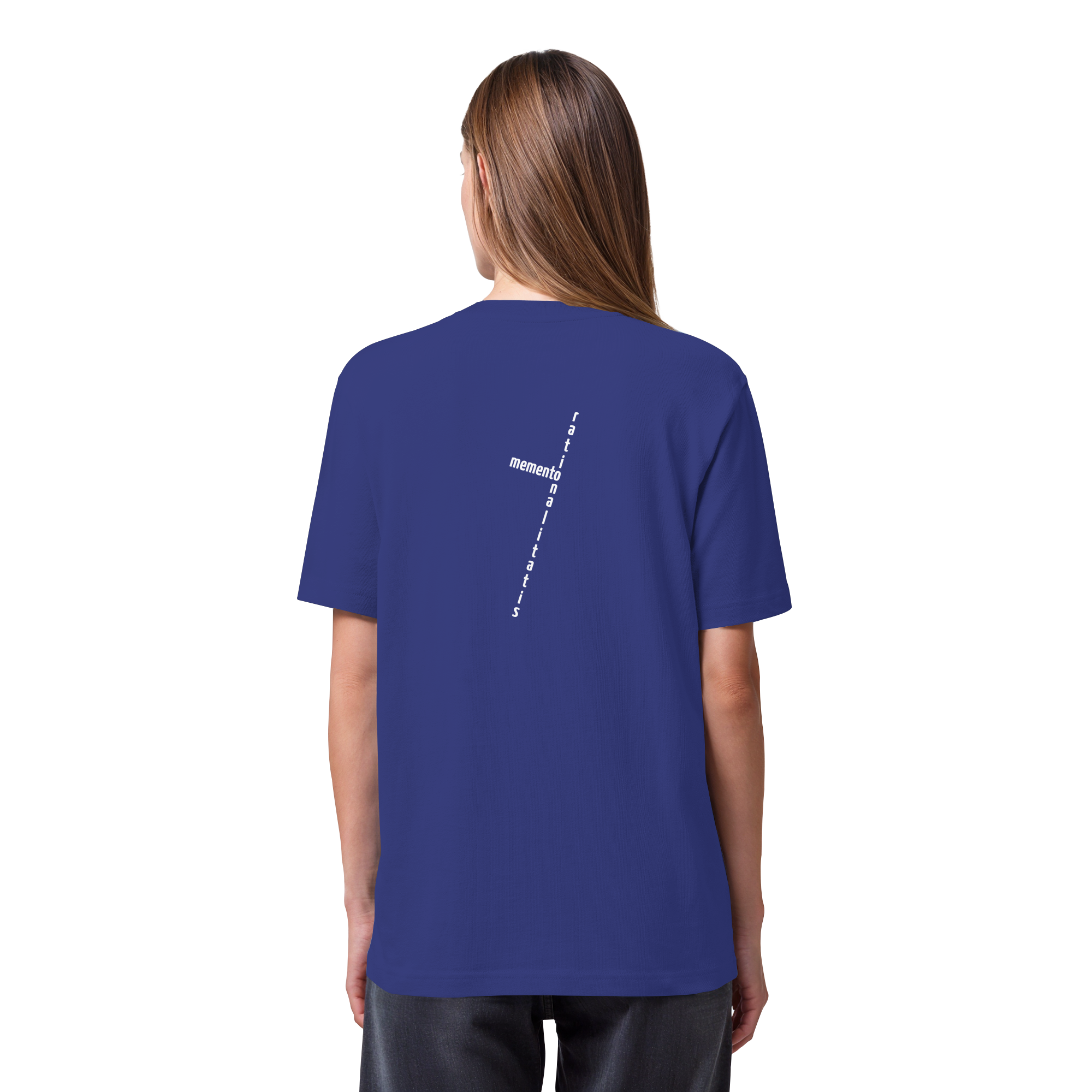 WHITE BACK (K2) - Organic Heavy T-Shirt