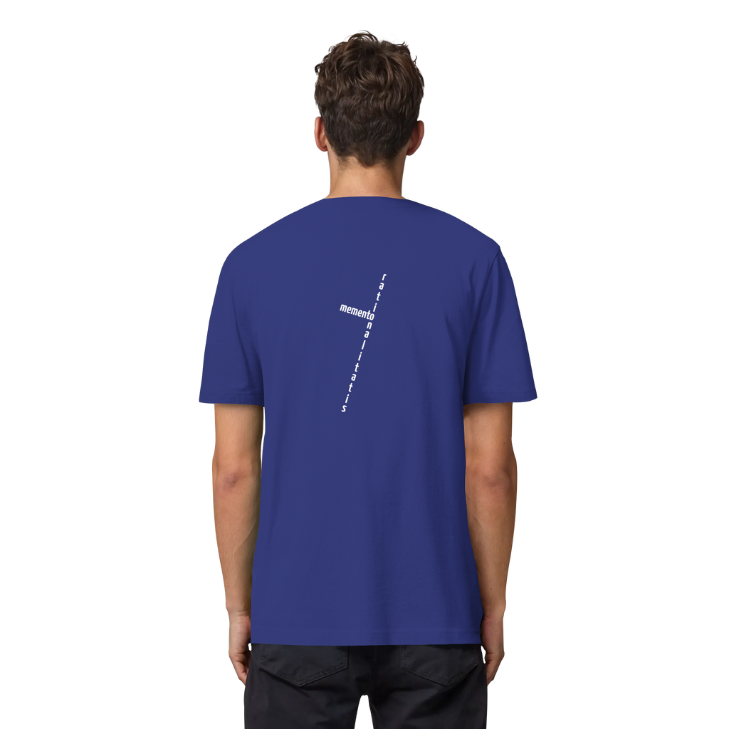 WHITE BACK (K2) - Organic Heavy T-Shirt