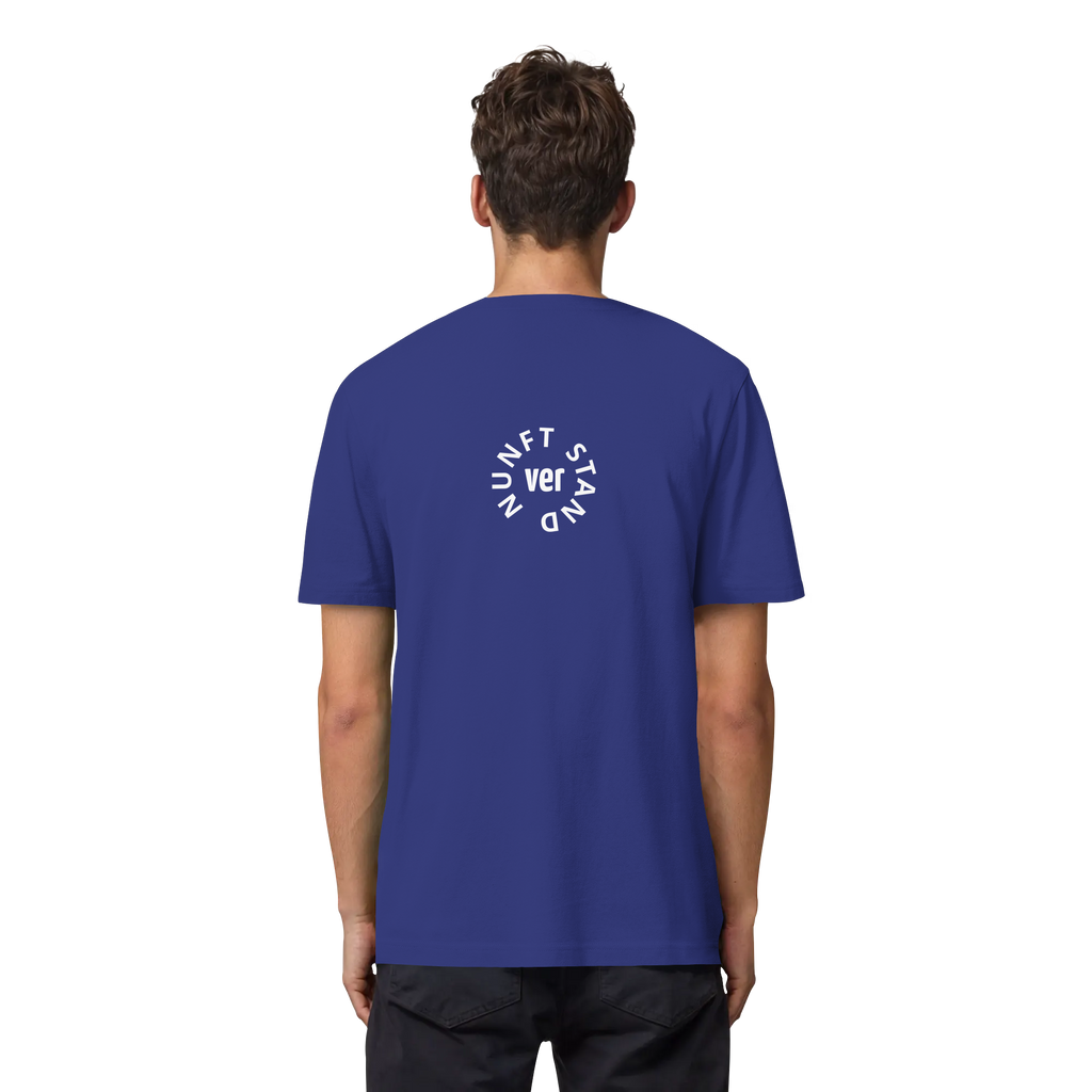 WHITE BACK (K4) - Organic Heavy T-Shirt