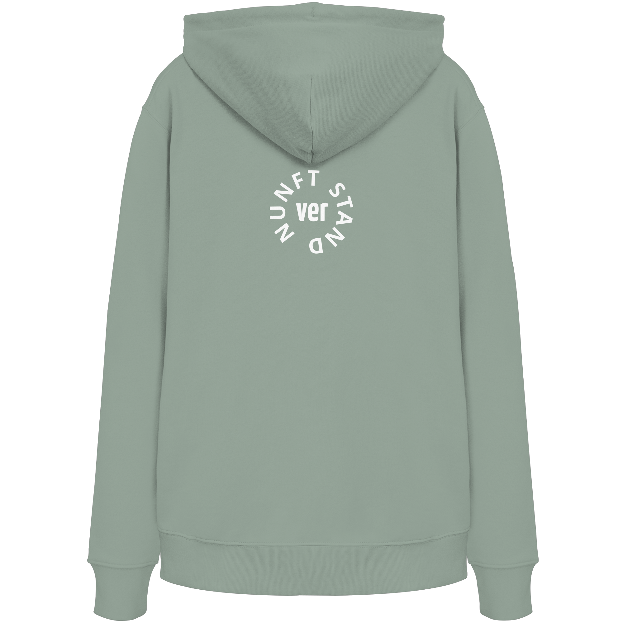 WHITE BACK (K4) - Organic Hoodie