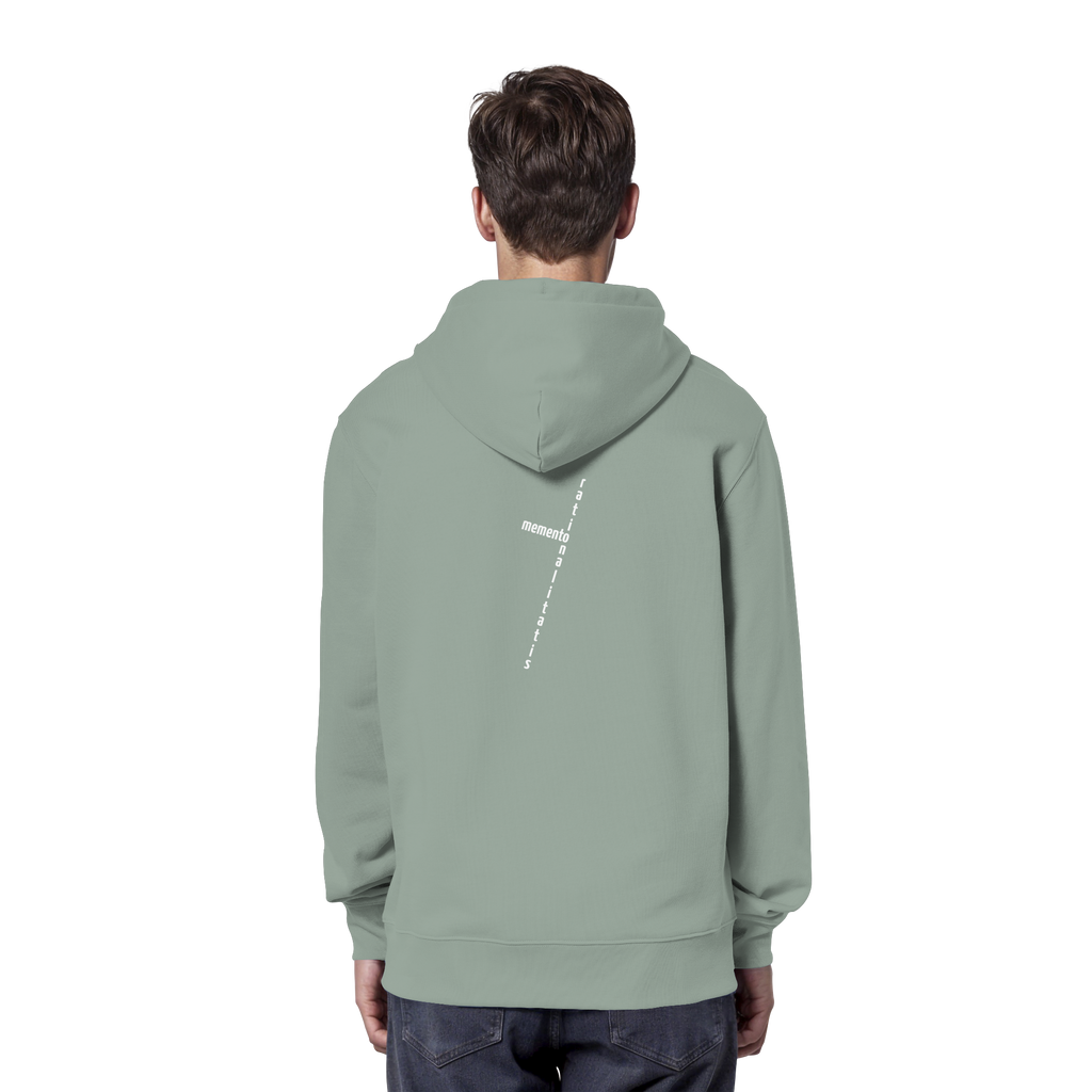 WHITE BACK (K2) - Organic Hoodie