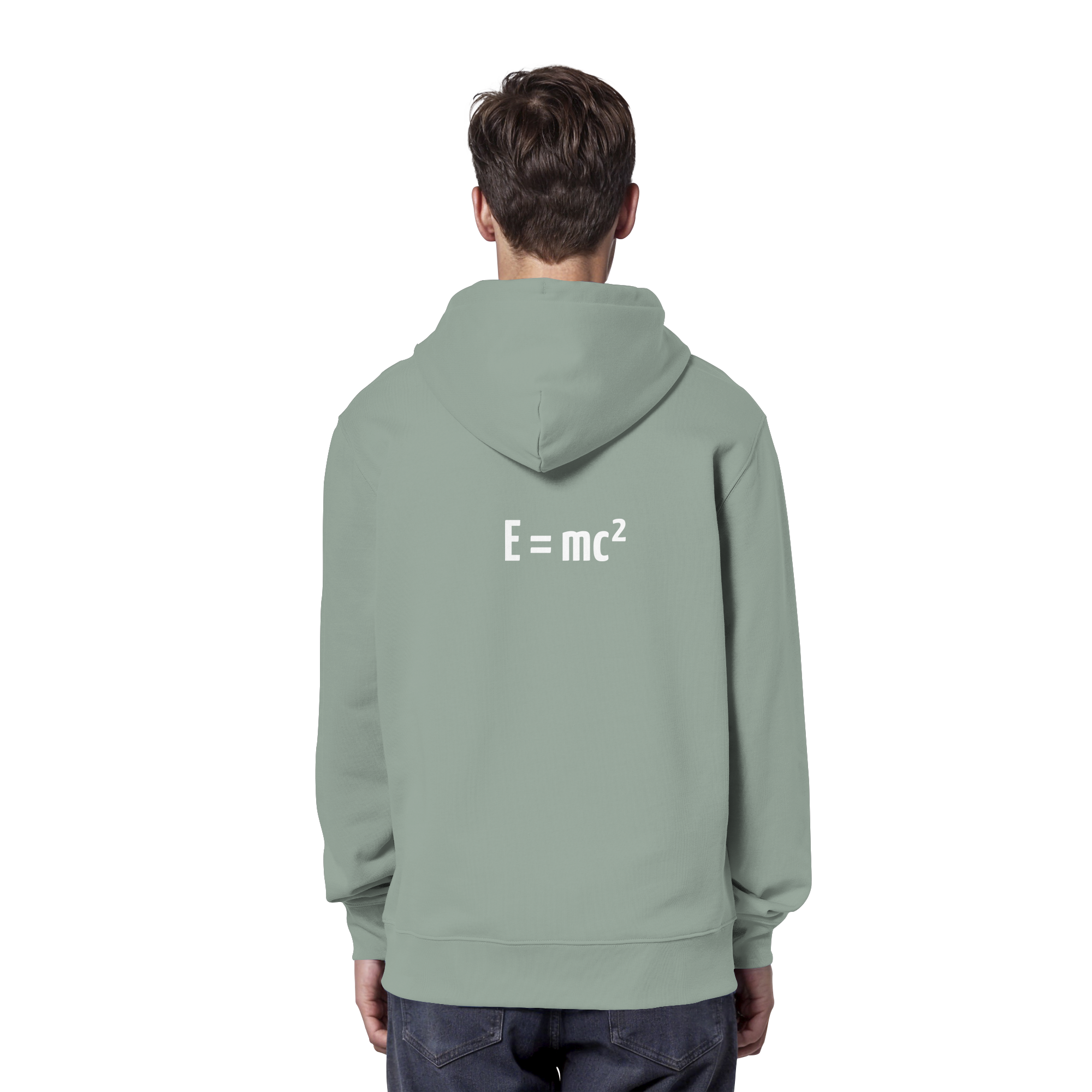 WHITE BACK (K3) - Organic Hoodie