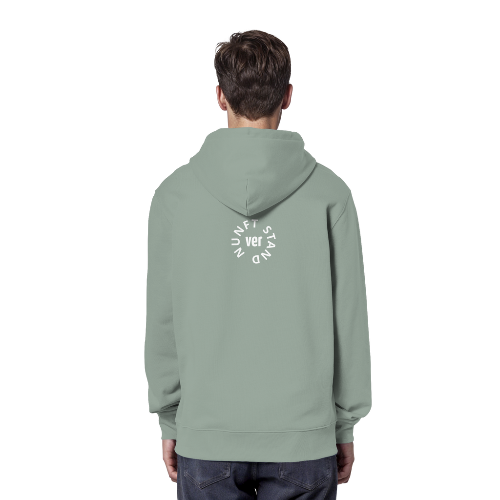 WHITE BACK (K4) - Organic Hoodie