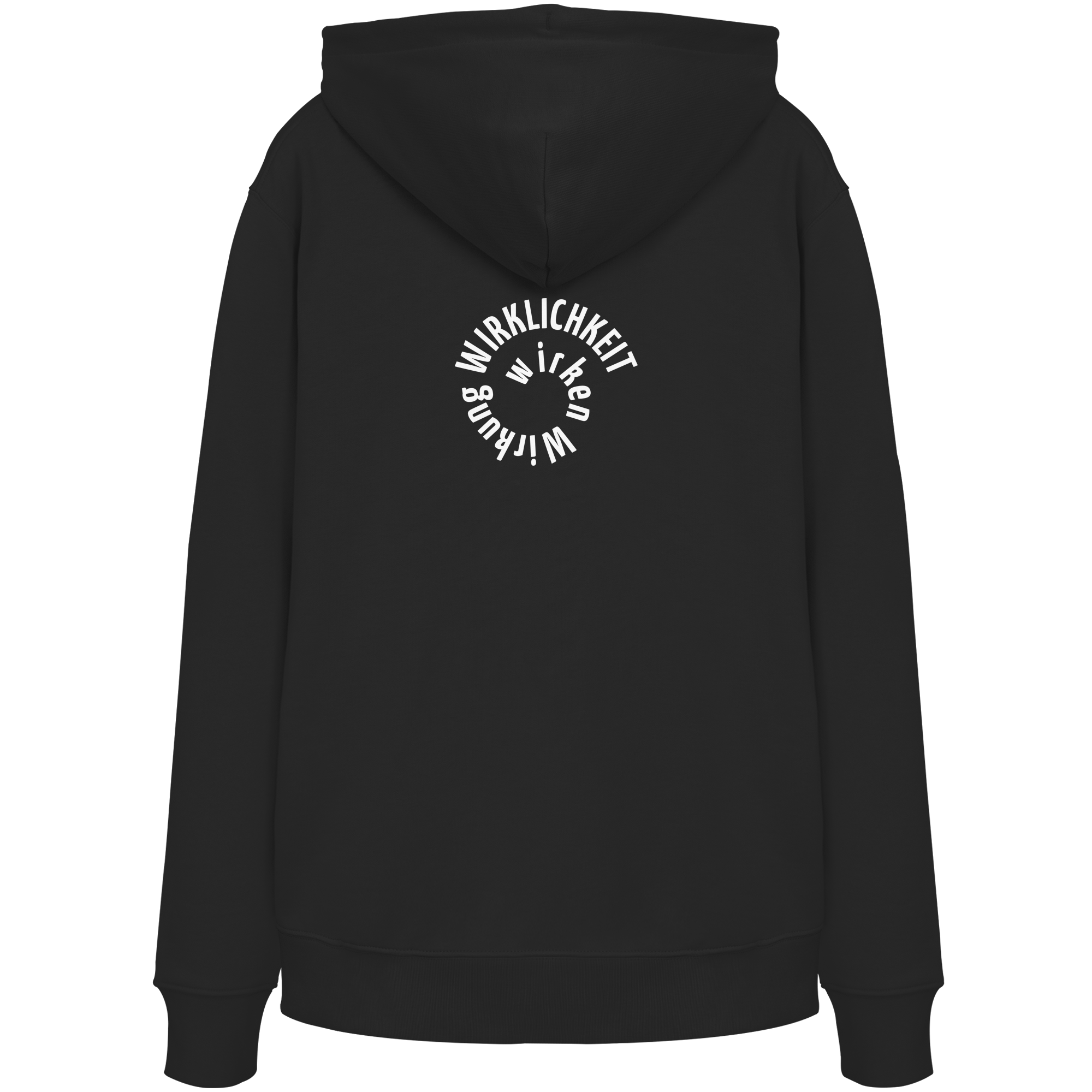 WHITE BACK - Organic Hoodie