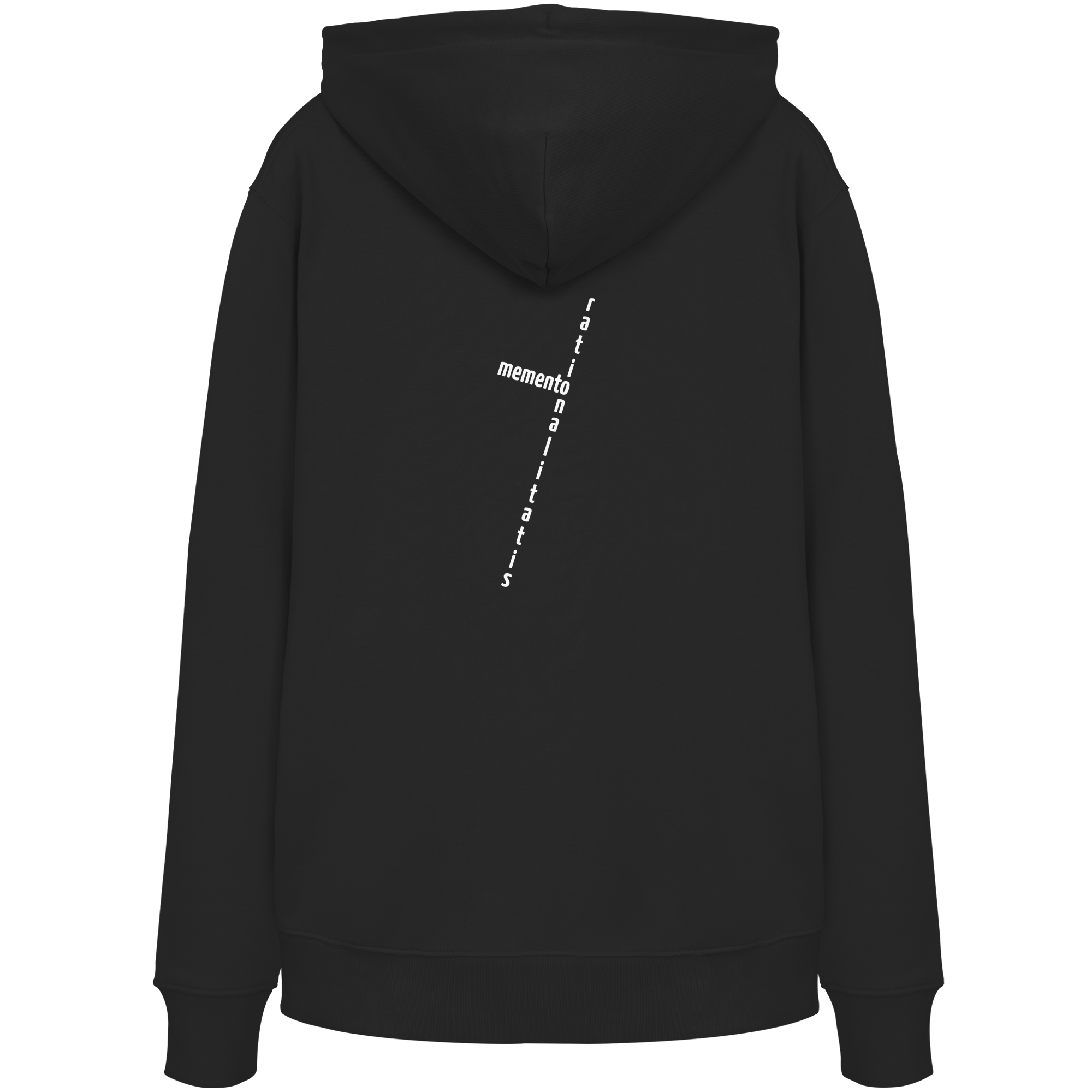 WHITE BACK (K2) - Organic Hoodie