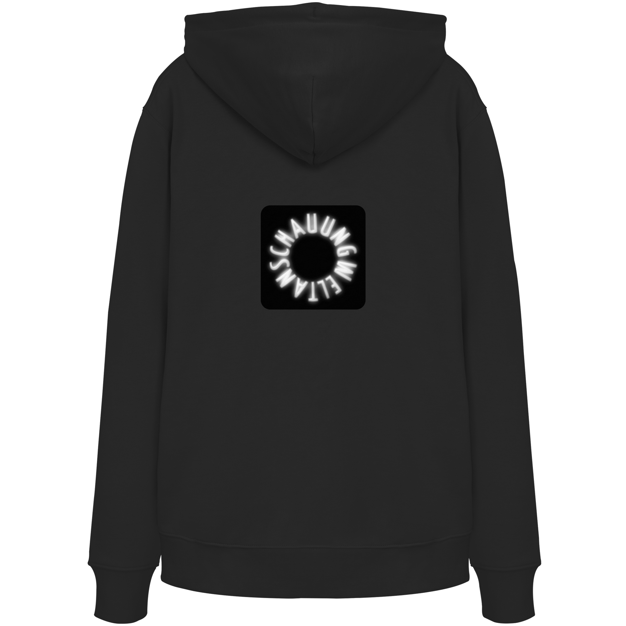 WHITE BACK (K5) - Organic Hoodie