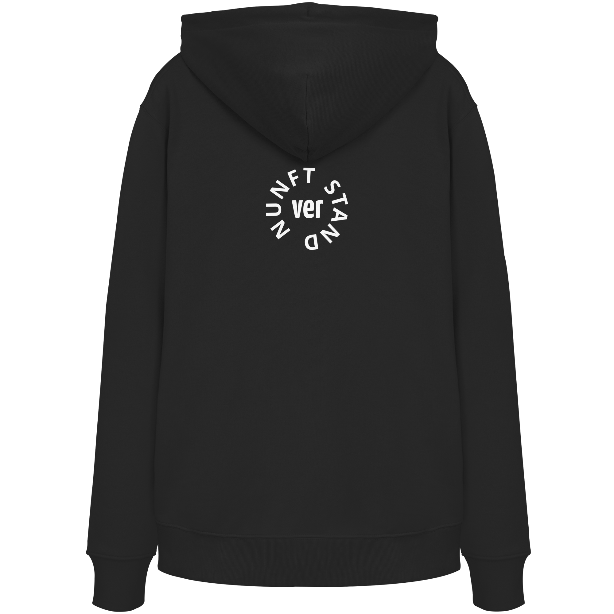 WHITE BACK (K4) - Organic Hoodie