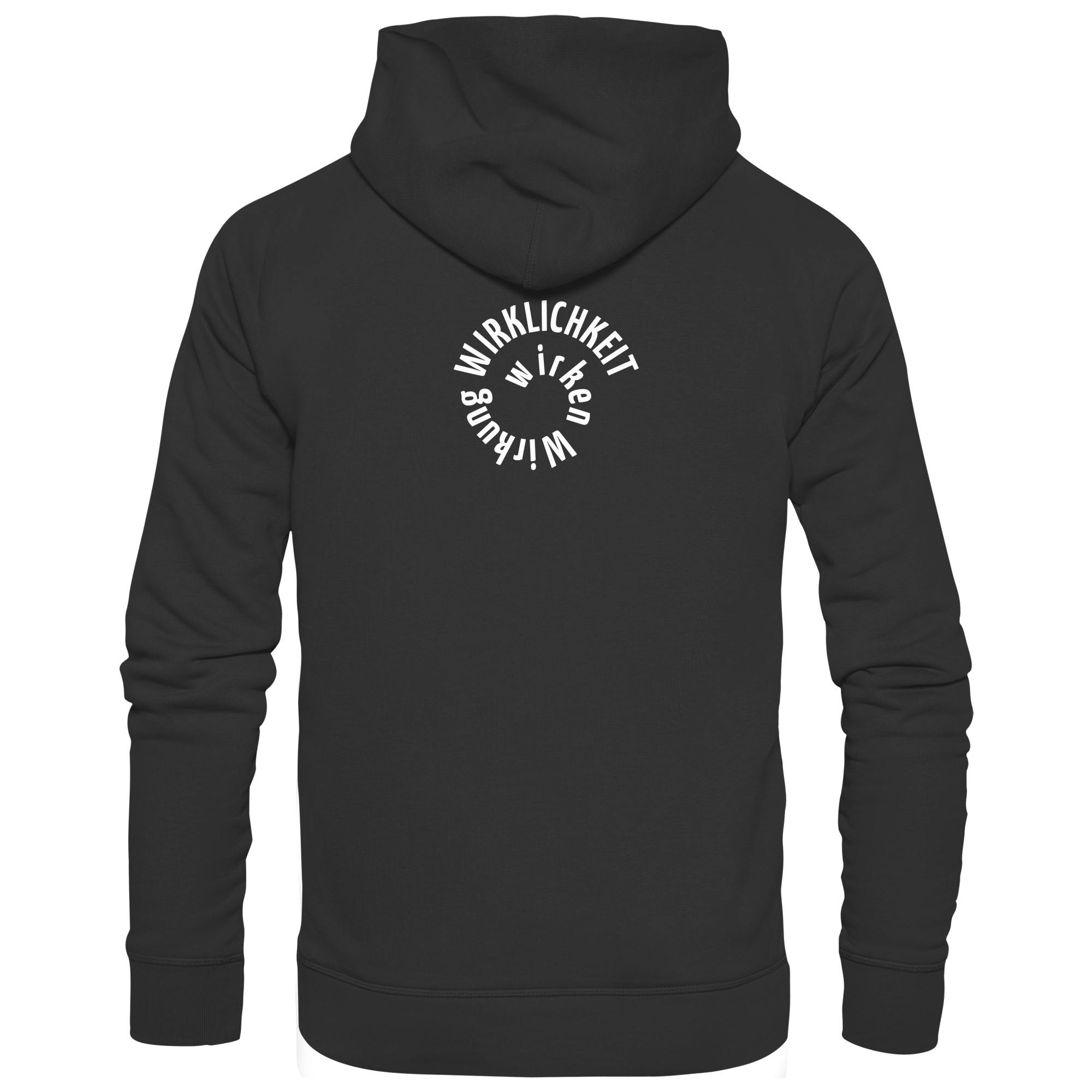 WHITE BACK - Organic Hoodie