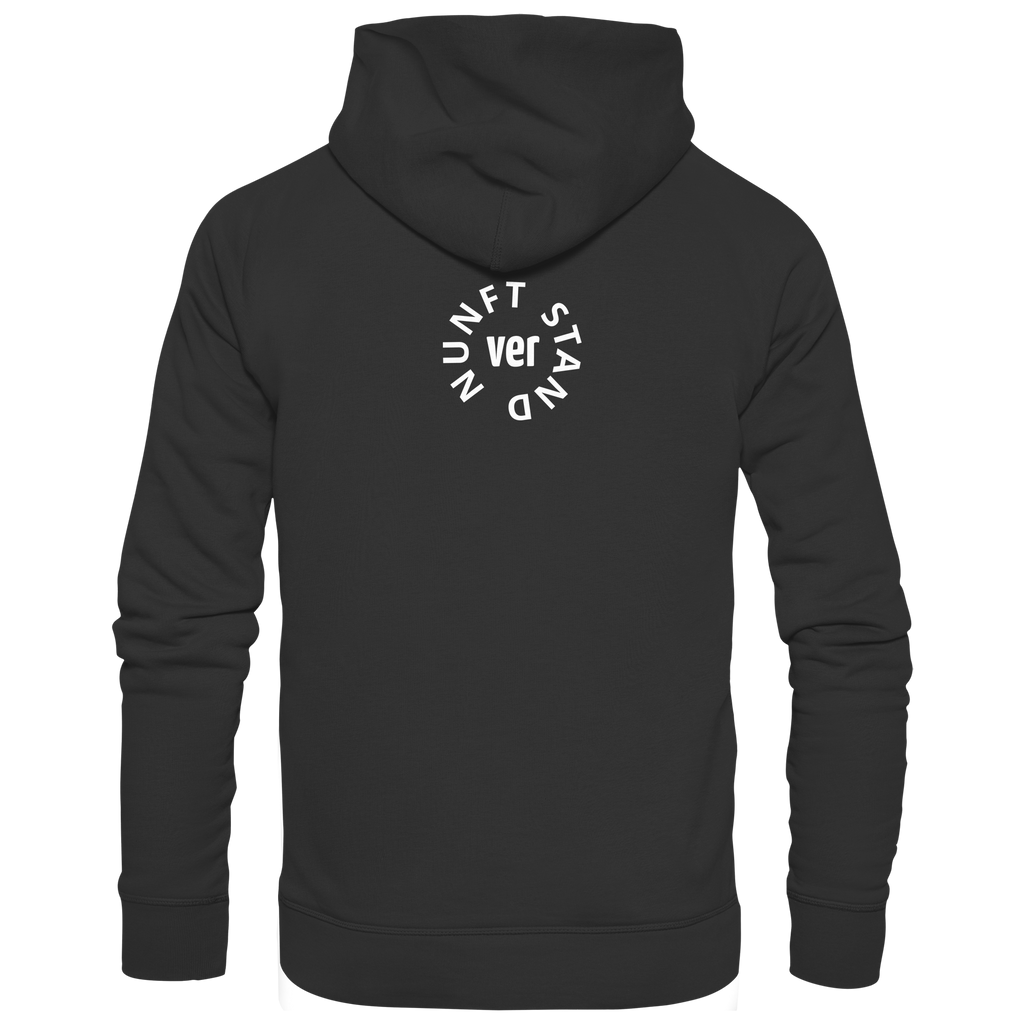 WHITE BACK (K4) - Organic Hoodie