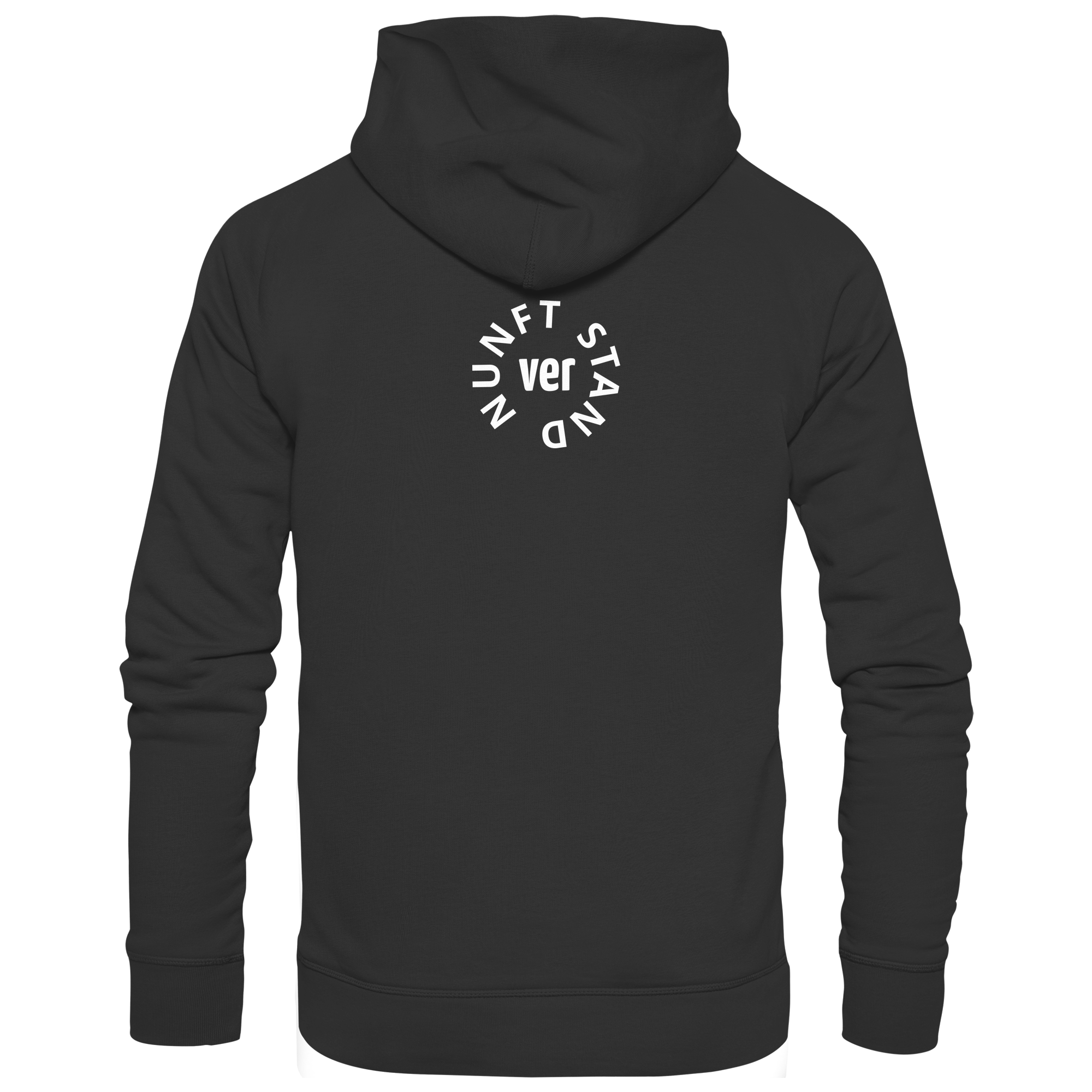 WHITE BACK (K4) - Organic Hoodie