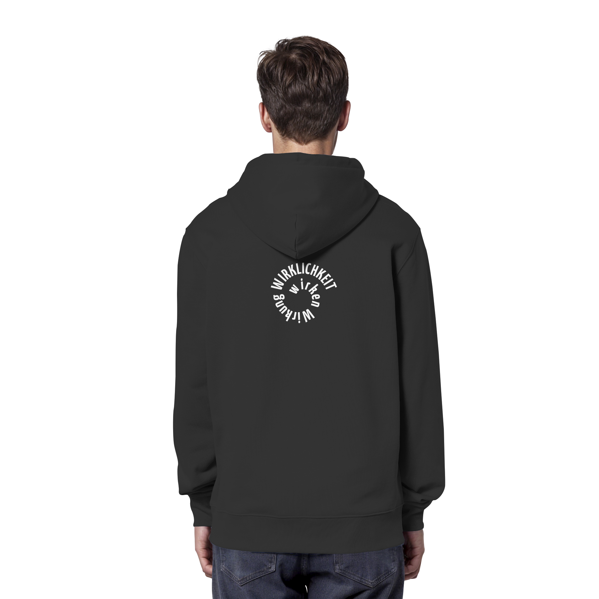 WHITE BACK - Organic Hoodie