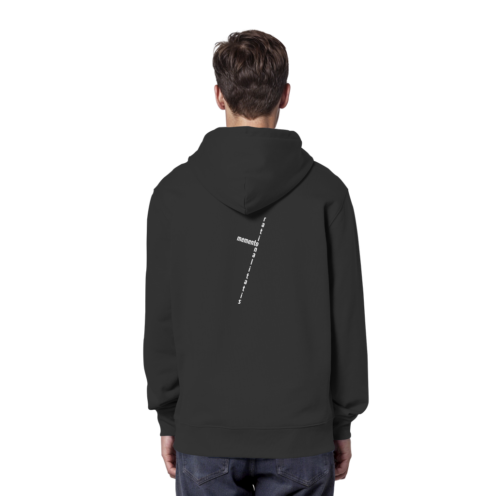 WHITE BACK (K2) - Organic Hoodie
