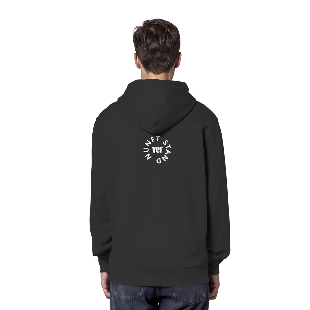 WHITE BACK (K4) - Organic Hoodie