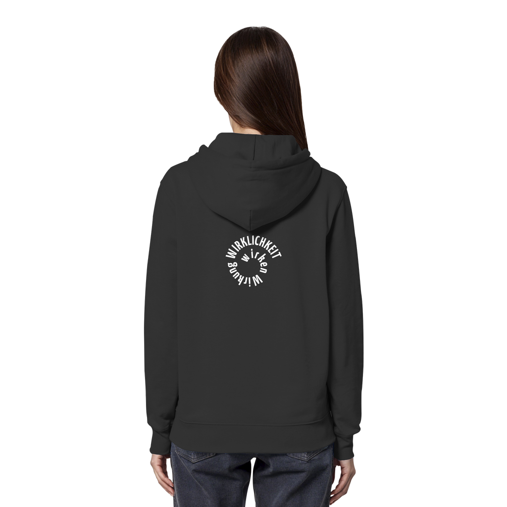 WHITE BACK - Organic Hoodie