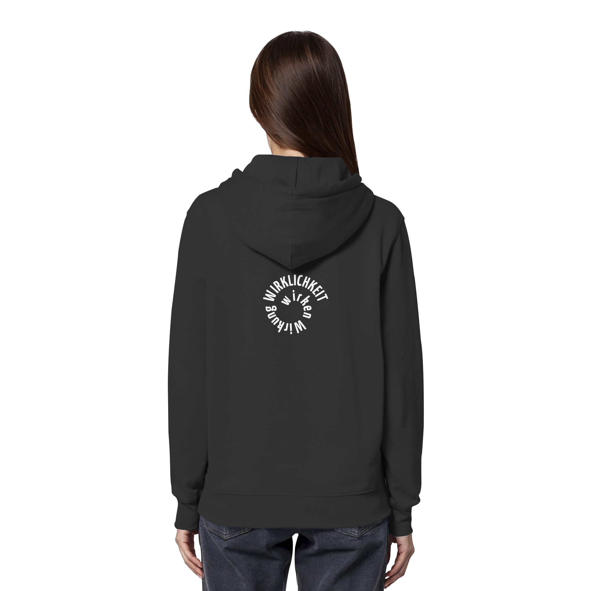 WHITE BACK - Organic Hoodie