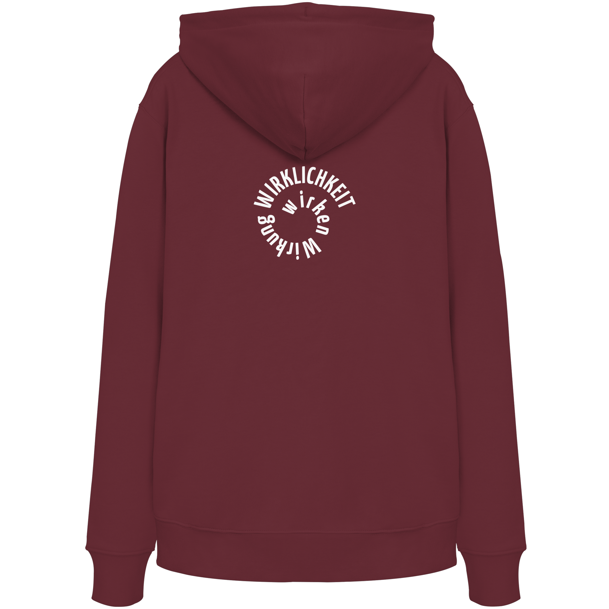 WHITE BACK - Organic Hoodie