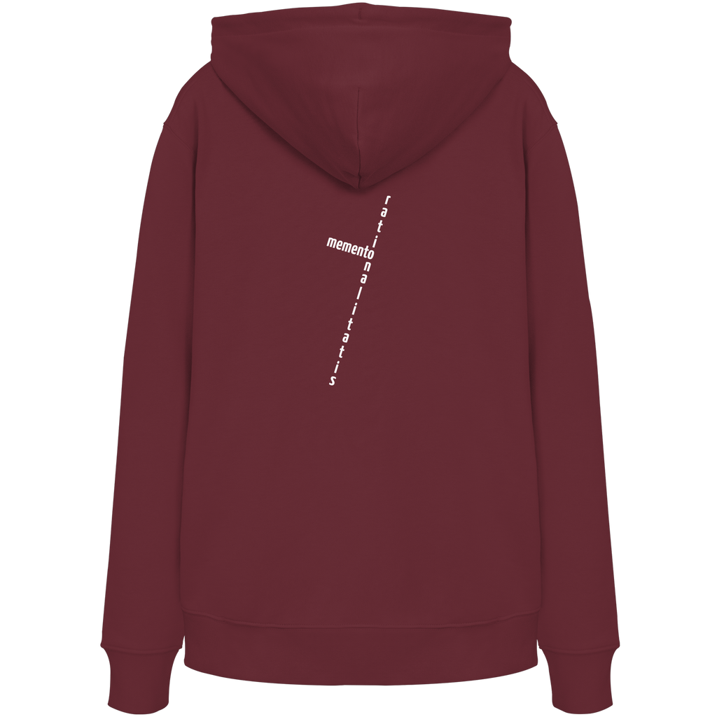 WHITE BACK (K2) - Organic Hoodie