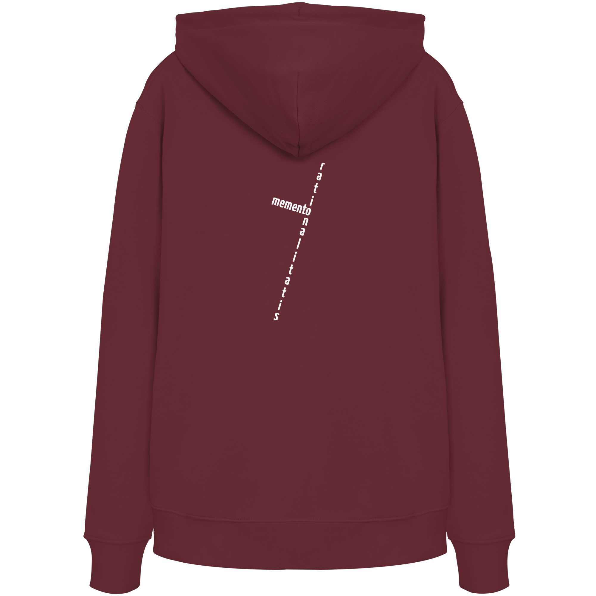 WHITE BACK (K2) - Organic Hoodie