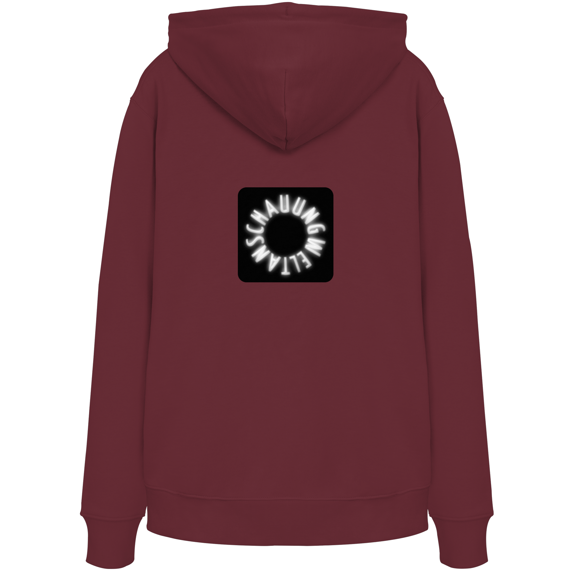 WHITE BACK (K5) - Organic Hoodie