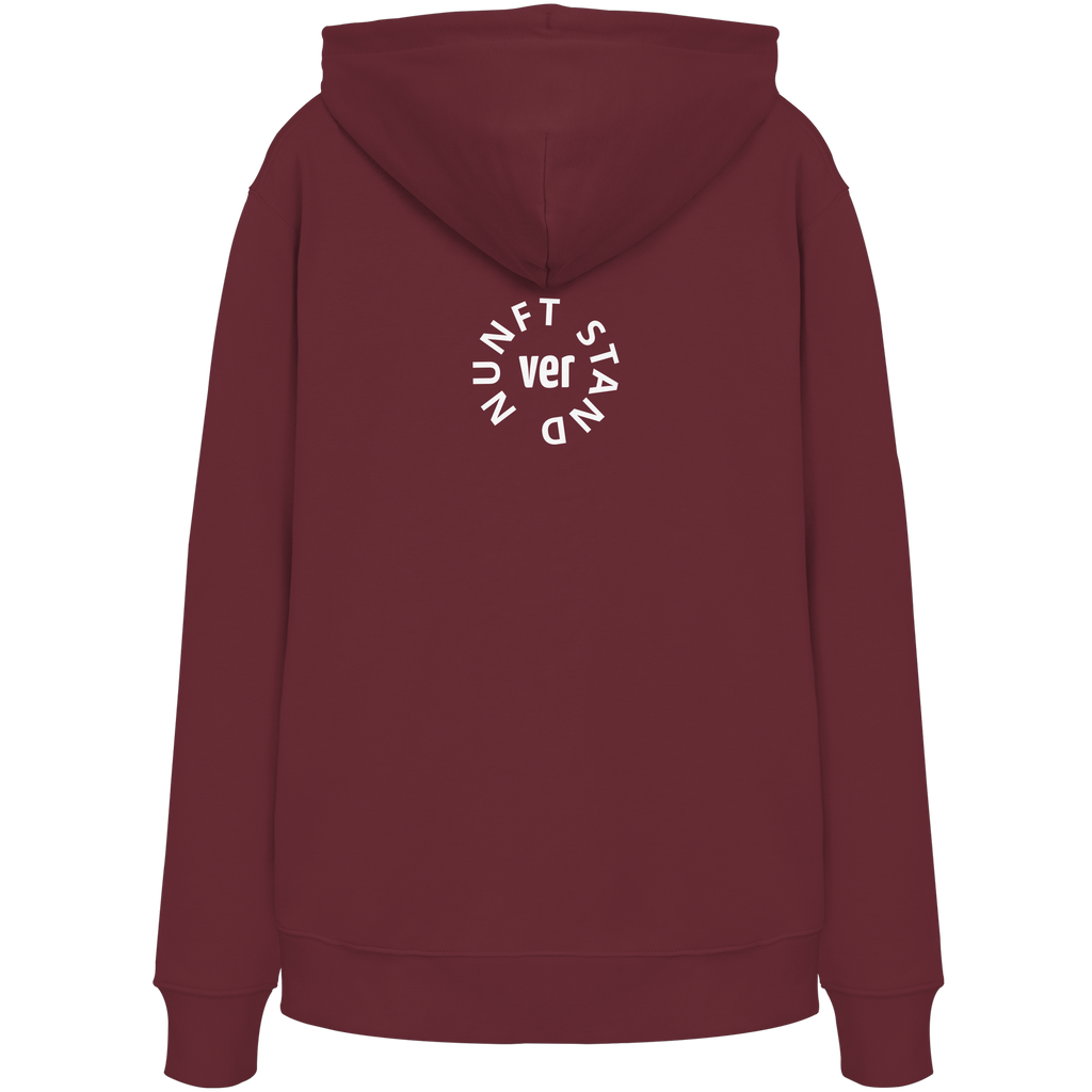 WHITE BACK (K4) - Organic Hoodie