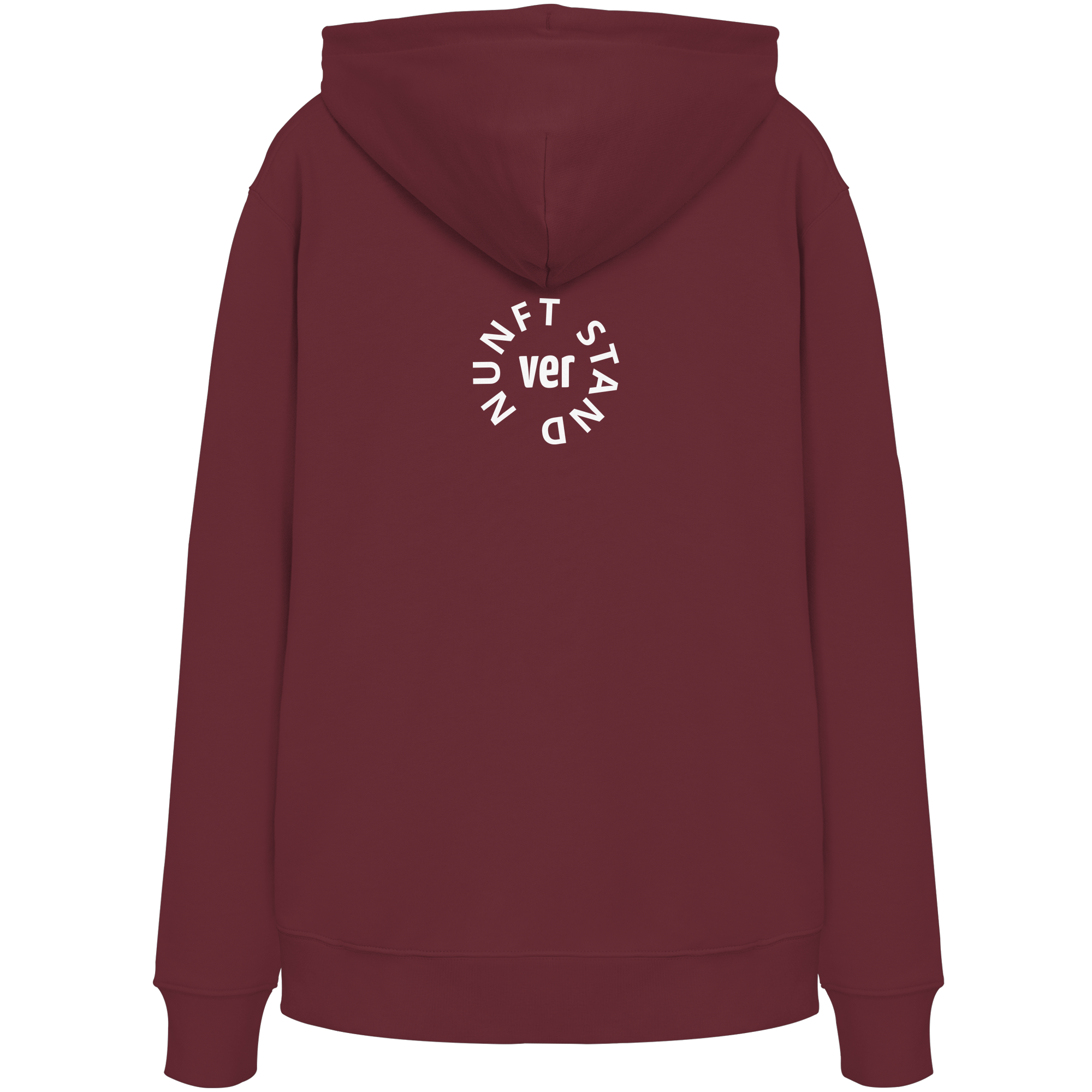 WHITE BACK (K4) - Organic Hoodie
