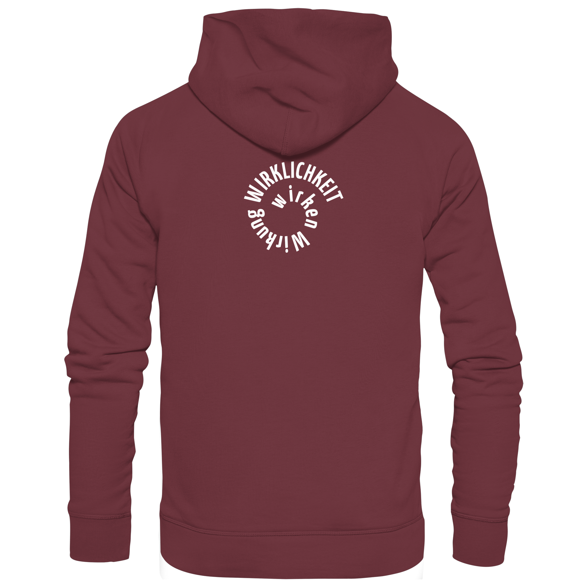 WHITE BACK - Organic Hoodie