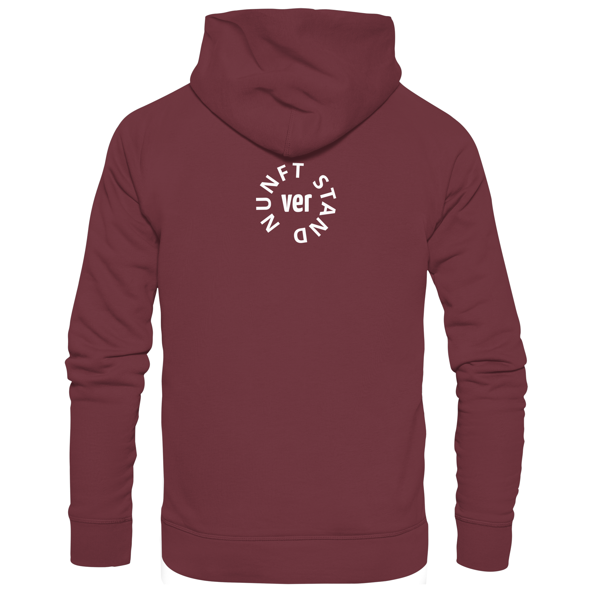 WHITE BACK (K4) - Organic Hoodie