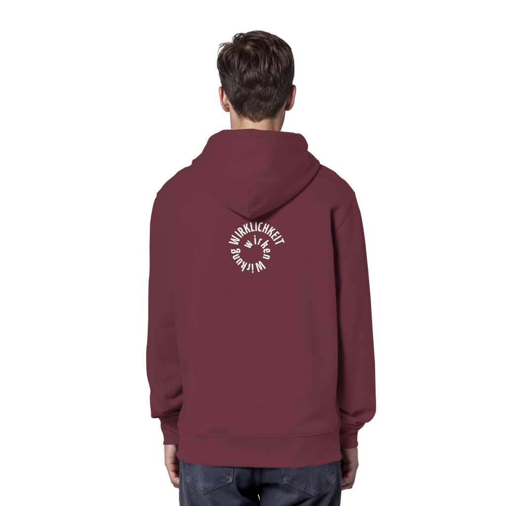 WHITE BACK - Organic Hoodie