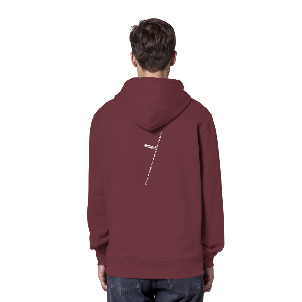 WHITE BACK (K2) - Organic Hoodie