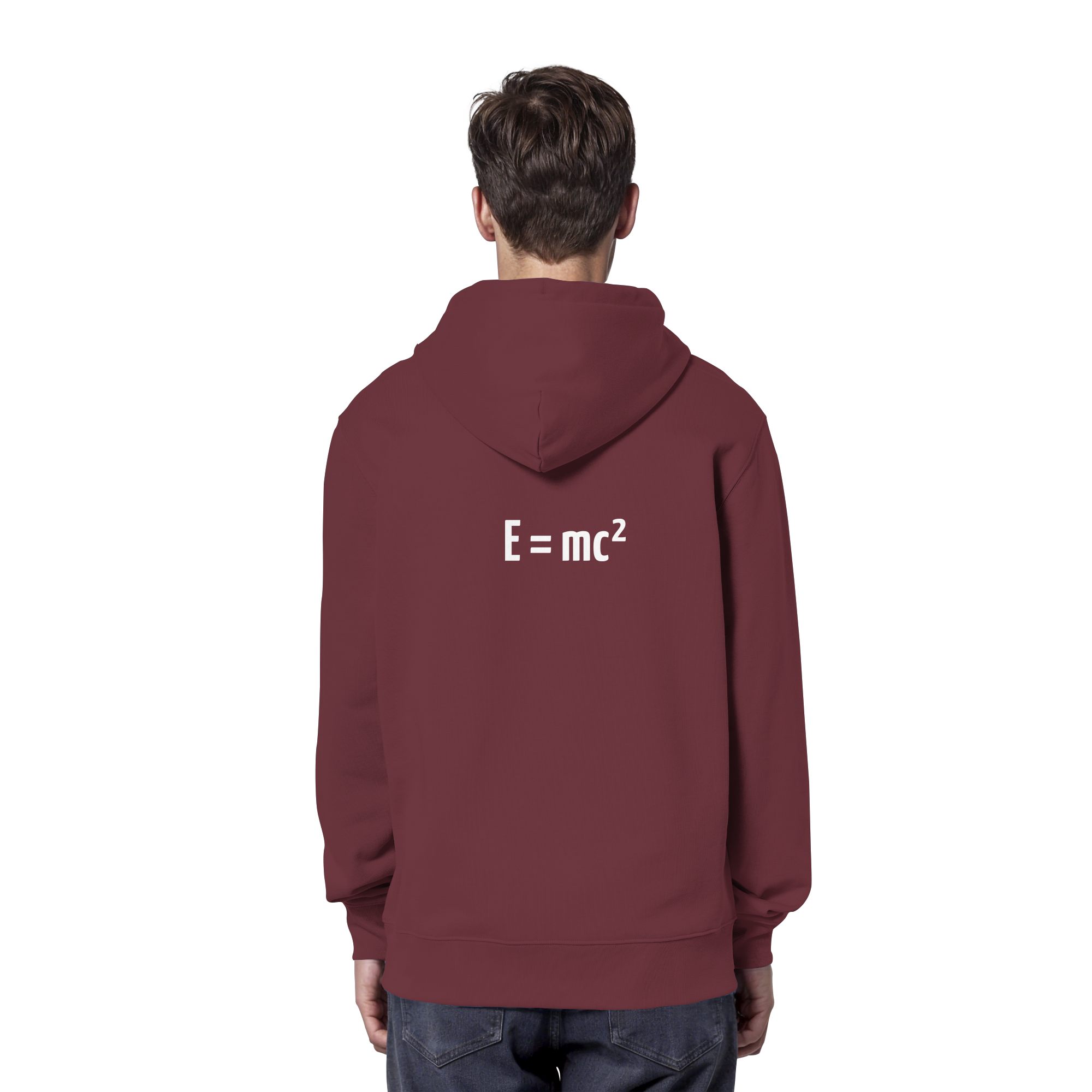 WHITE BACK (K3) - Organic Hoodie