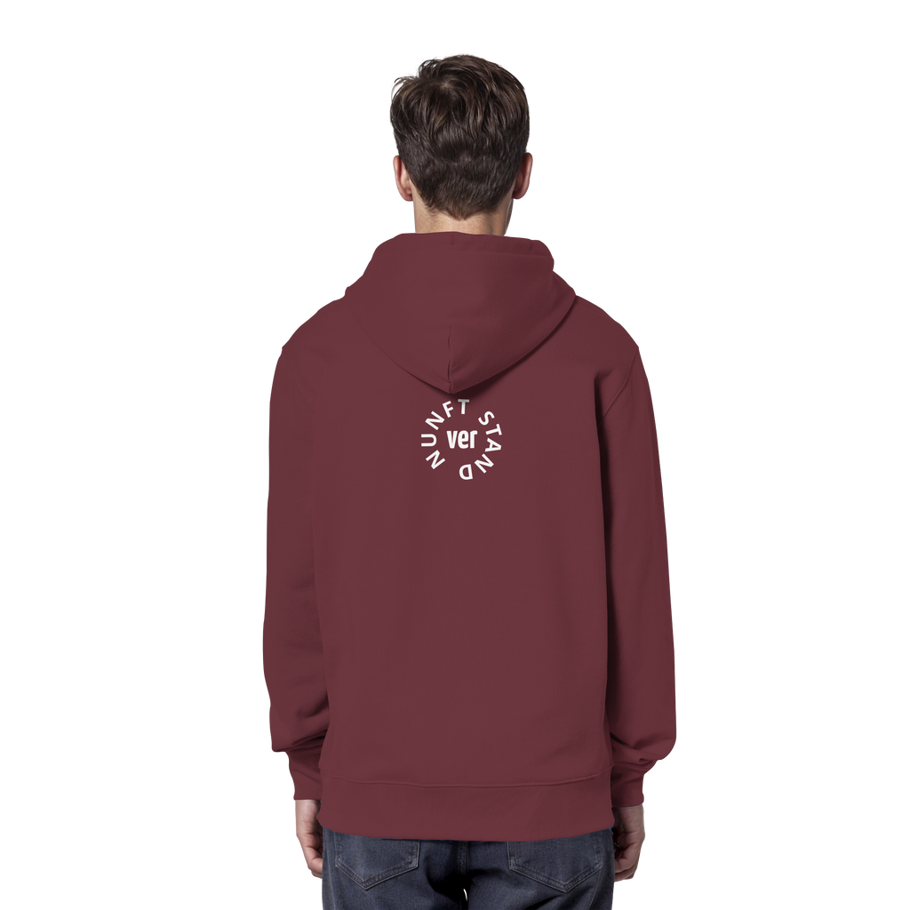 WHITE BACK (K4) - Organic Hoodie