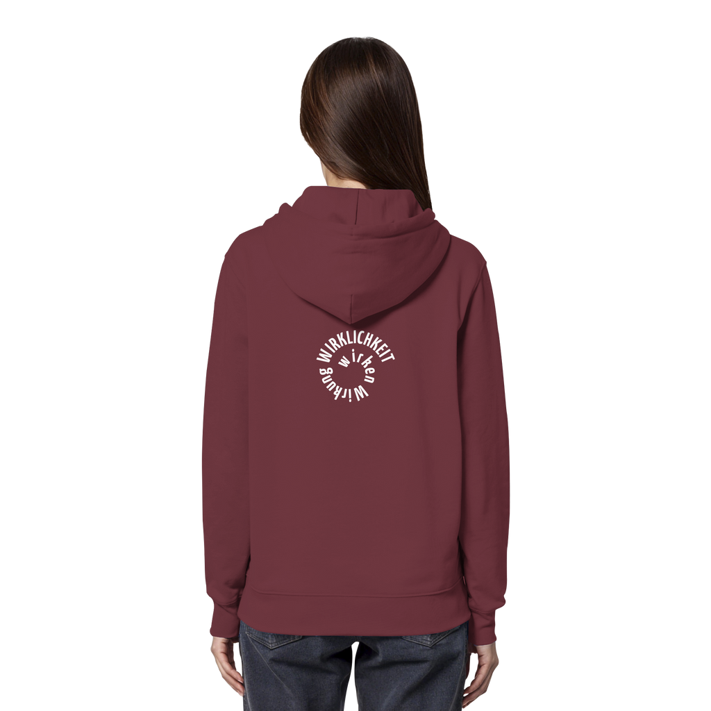 WHITE BACK - Organic Hoodie